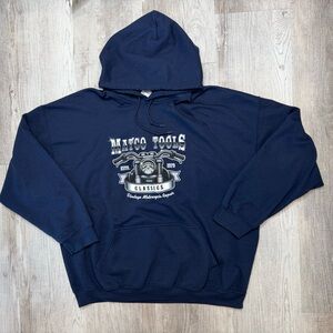 Matco Tools Navy Hoodie Classics Vintage Motorcycle Repair Hoodie NWOT